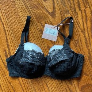 NWT Panache Black Envy Full Cup Bra - Size 32 DD